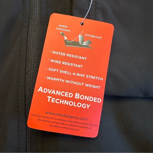 New Balance Men’s Soft Shell Full Zip Corduroy Side Jacket Size Large - Picture 12 of 14